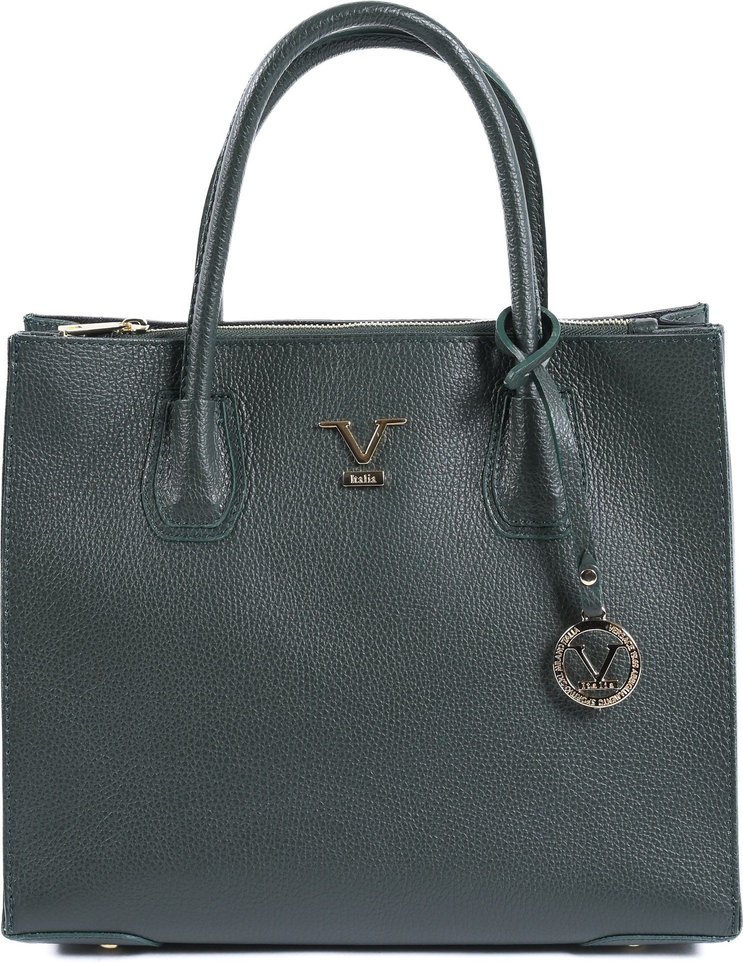 V Italia Damenhandtasche BE10275 52 Dollaro Verde Scuro