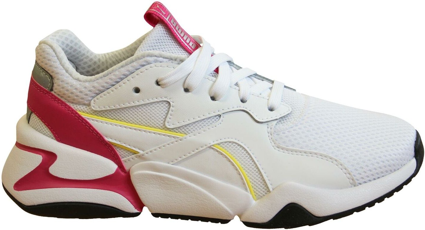 Puma Nova Colored White Textile Pea -up Frauen Running Trainer 371831 01