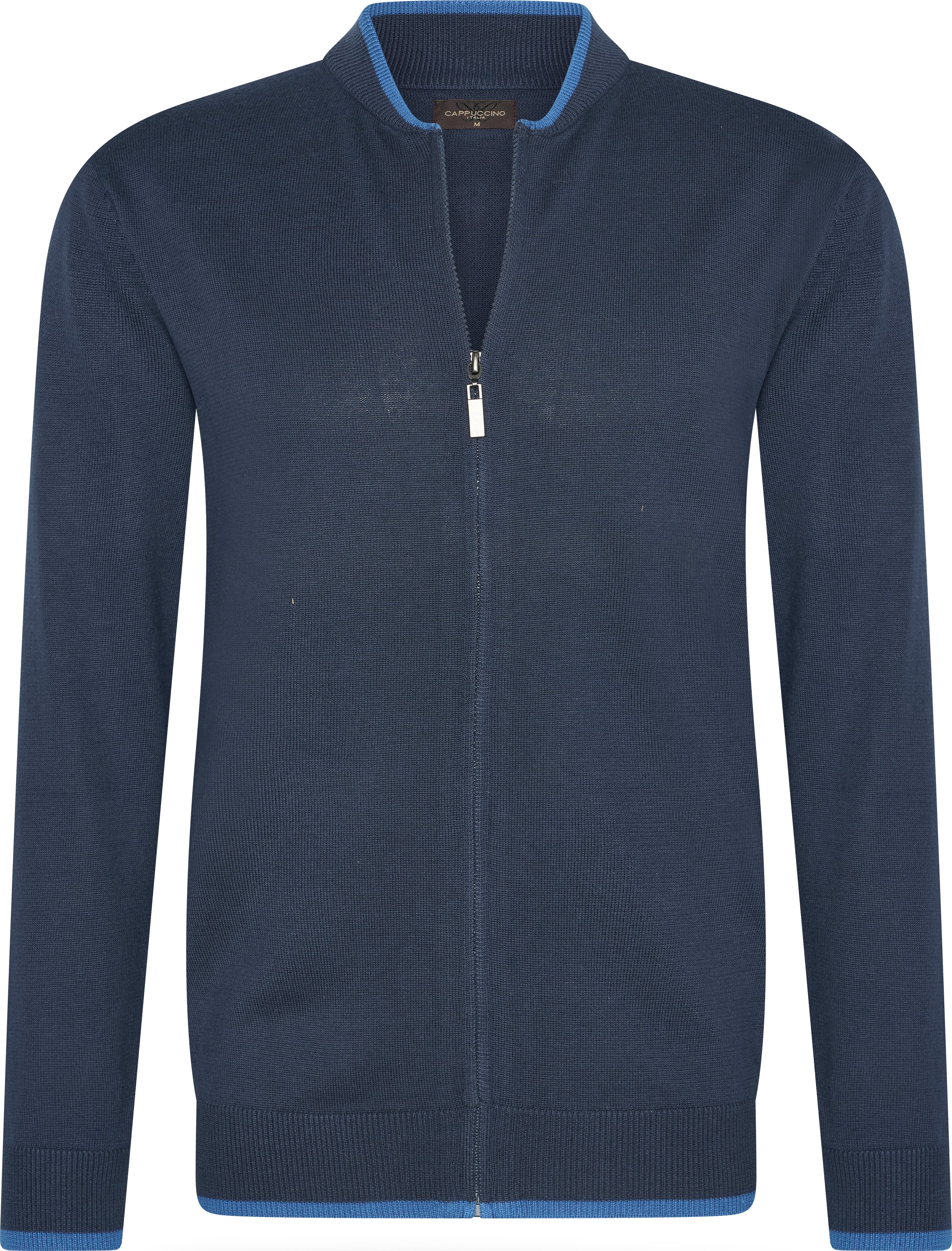 Full Zip Cardigan von Cappuccino Italia in der farbe Blau und in größe XL.