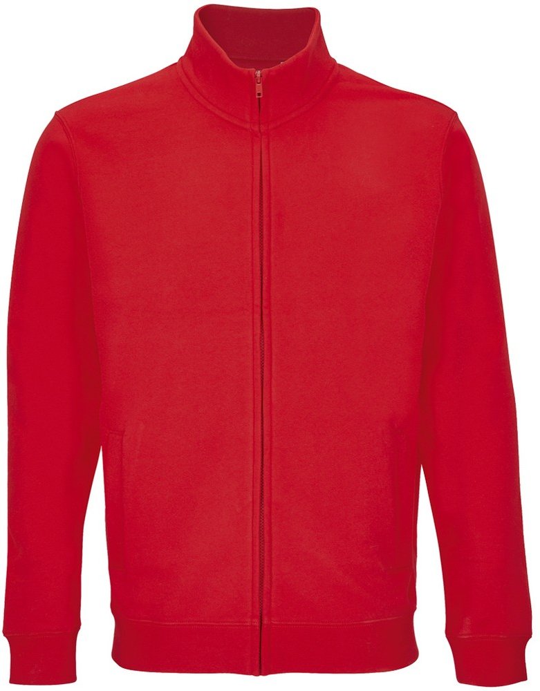 Thumbnail - SOLS - "Cooper" Sweatjacke Durchgehender Reißverschluss für Herren/Damen Unisex (Leuchtend Rot)