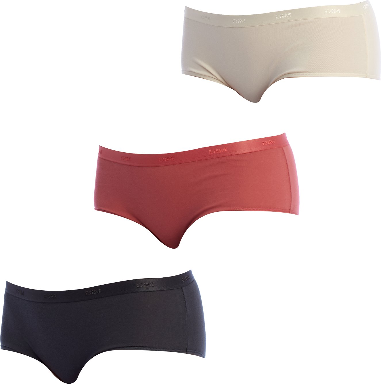 3er-Pack D4H01 Baumwoll-Slips für Damen