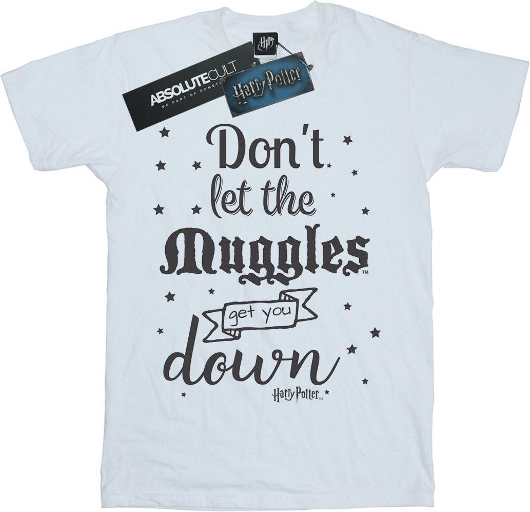 Harry Potter - "Don't Let The Muggles" T-Shirt für Mädchen (Weiß)