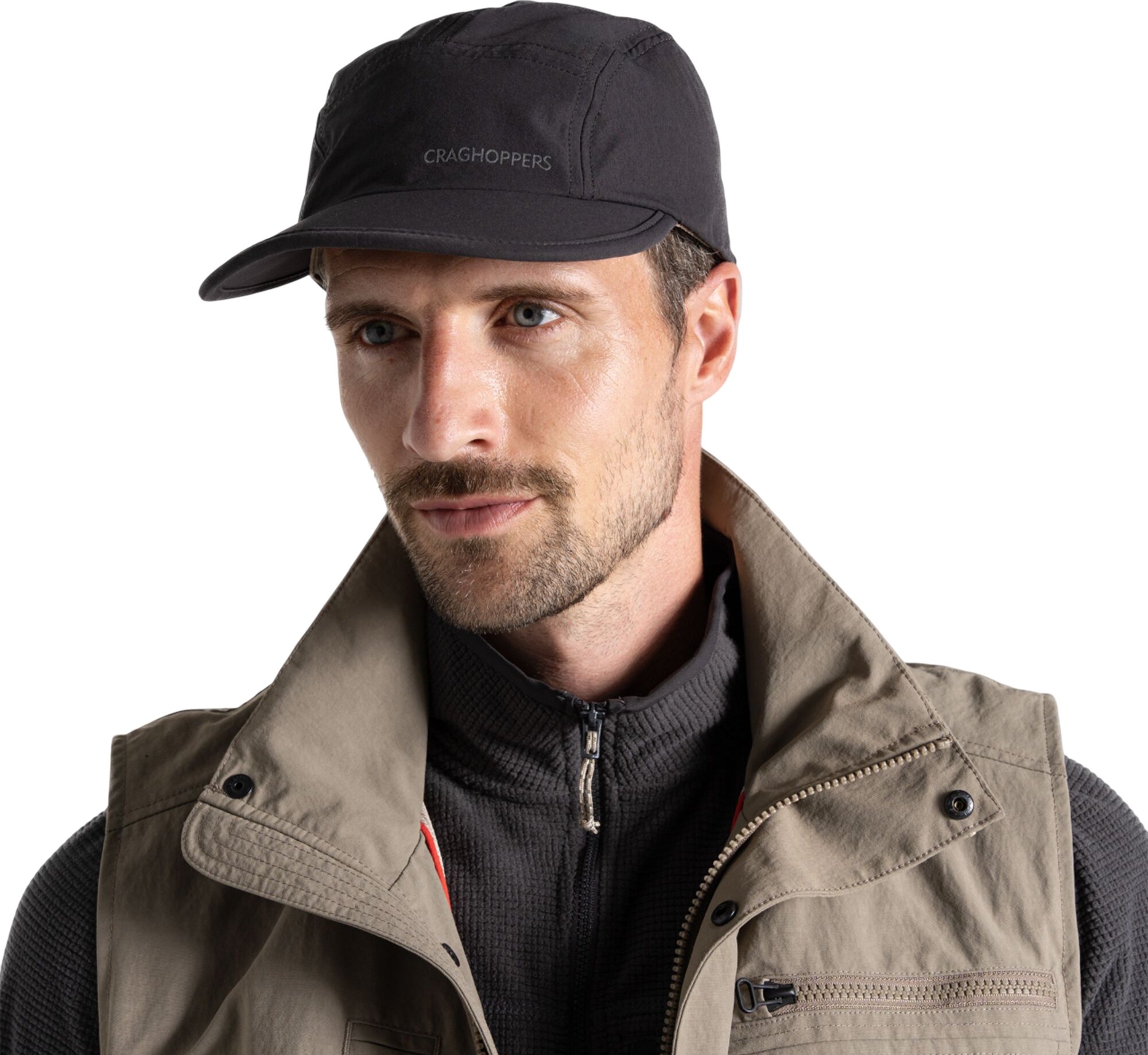 Craghoppers - "Multi Active II" Baseball-Mütze für Herren/Damen Unisex (Schwarzer Pfeffer)