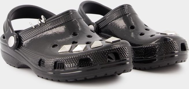 Sandalen Classic Studded - Crocs - Synthetik - Schwarz