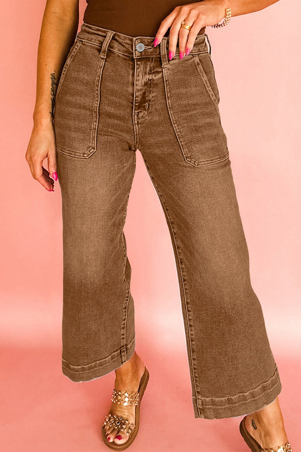 Weite Beinform Relaxed Fit Jeans