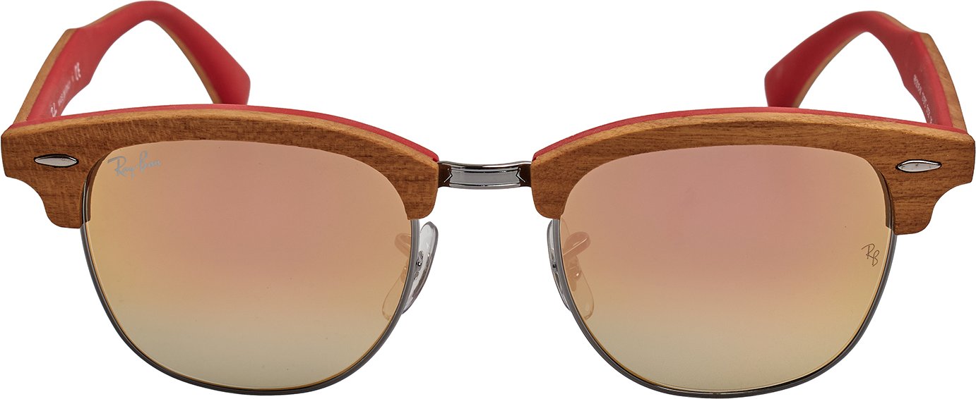 Herren Sonnenbrille Clubmaster Wood RB3016