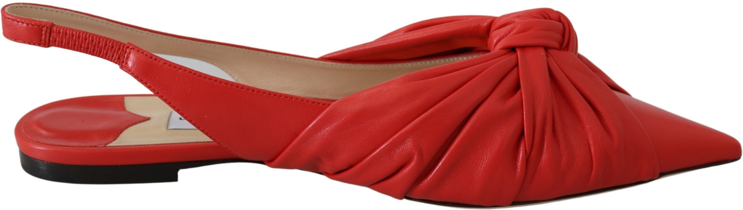 Jimmy Choo Damen Annabell Flach Nap Chilli Leder Flatschuhe