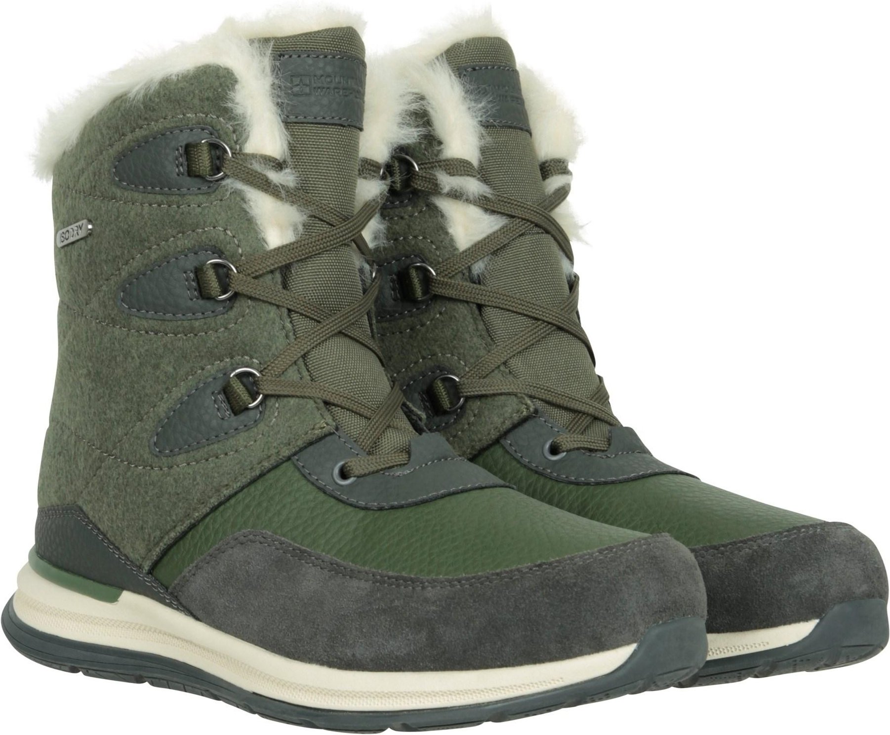 Mountain Warehouse - Damen Schneestiefel "Ice Crystal" (Khakigrün)