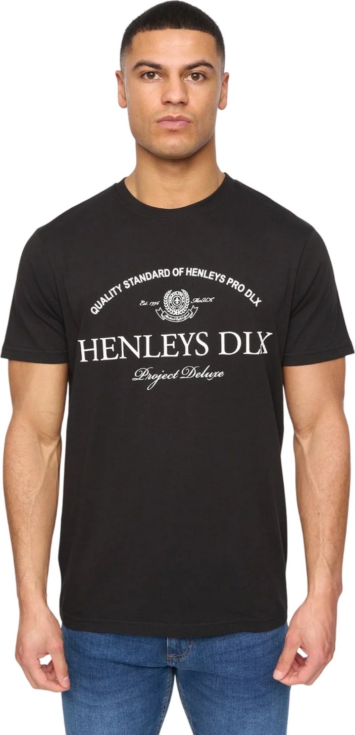 Henleys - "Henclose" T-Shirt für Herren (Schwarz)