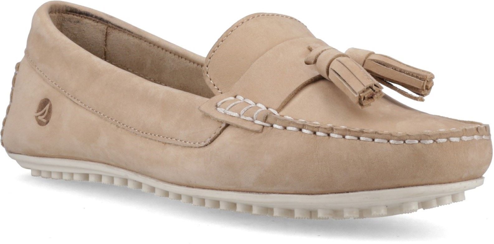 Sperry Salvador Slip-On Nubuk Damen Mokassin Schuhe in Taupe