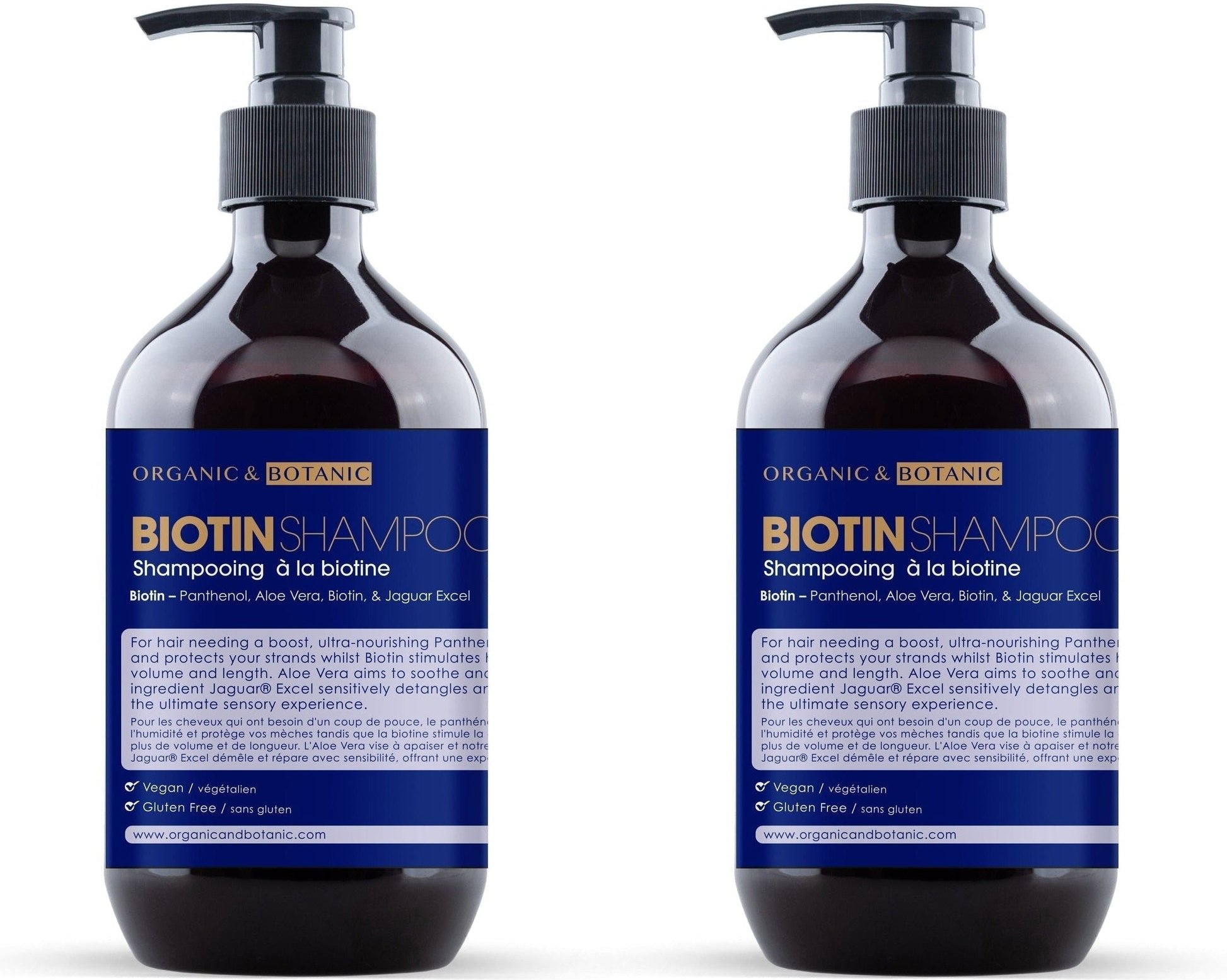 Organic & Botanic Biotin Conditioner 500ml x 2 Duo-Pack
