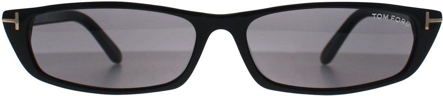 Tom Ford Alejandro FT1058 01A glänzend schwarz grau Sonnenbrille