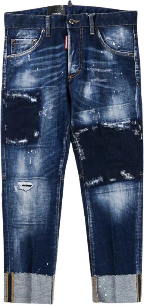 Dsquared2 - Sailor Jean - Dunkelblaue Jeanshose Mit Patch