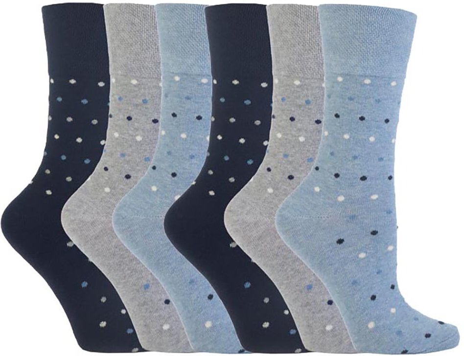 Gentle Grip - 6 Paar Damen Gentle Grip nicht elastische Socken - LGG49