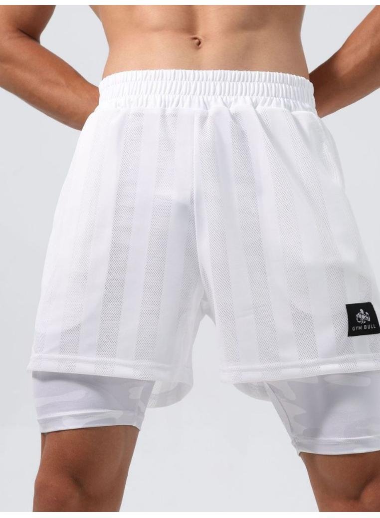Thumbnail - Herren Plus-Size Shorts mit elastischem Bund