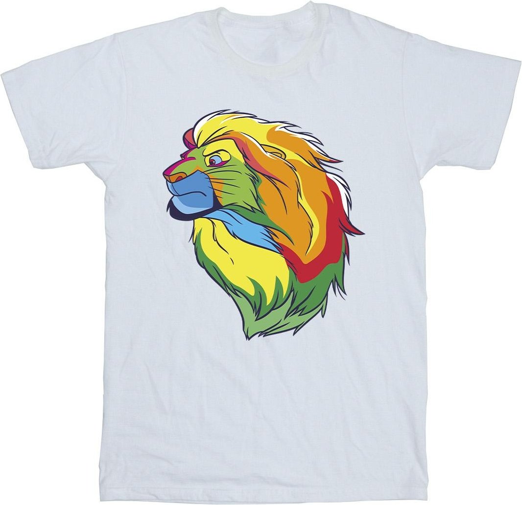 Disney - "The Lion King Colours" T-Shirt für Herren (Weiß)