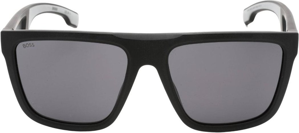 Hugo Boss - Unifarben-Sonnenbrille (Schwarz/Grau)