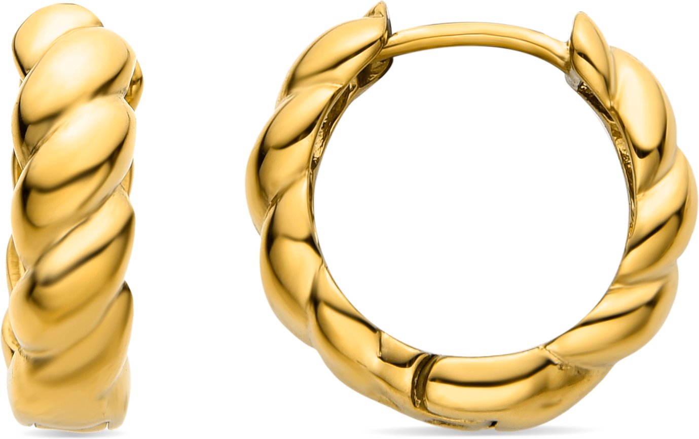 Luxenter-Ohrringe aus 18k Gelbgold - Caiki