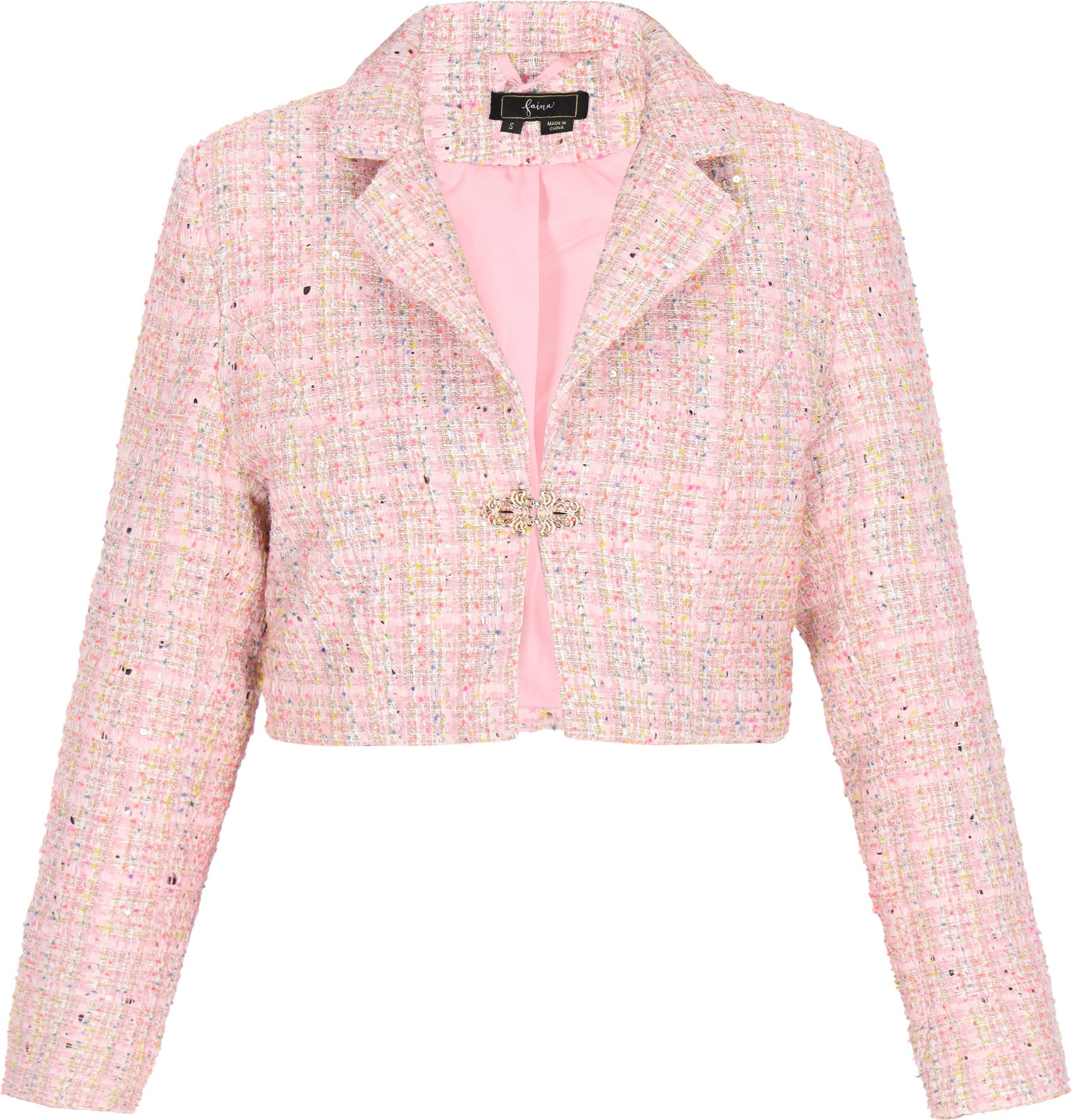 Faina Jacke Frauen rosa mehrfarbig