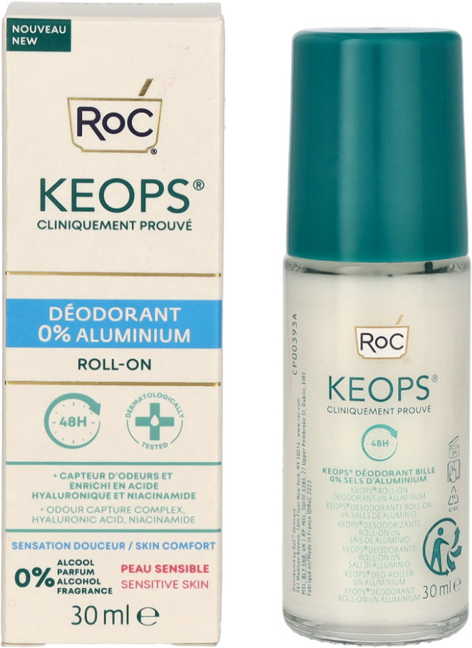 RoC Keops Deo Roll-On - Sensitive Skin.