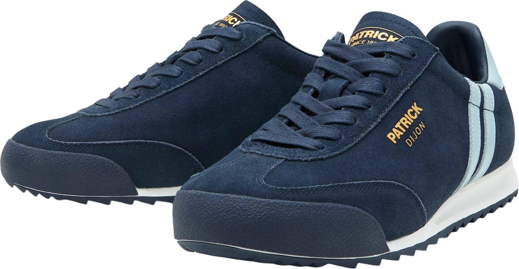 Patrick - "Dijon" Sneaker für Herren, Wildleder (Marine/Himmelblau)