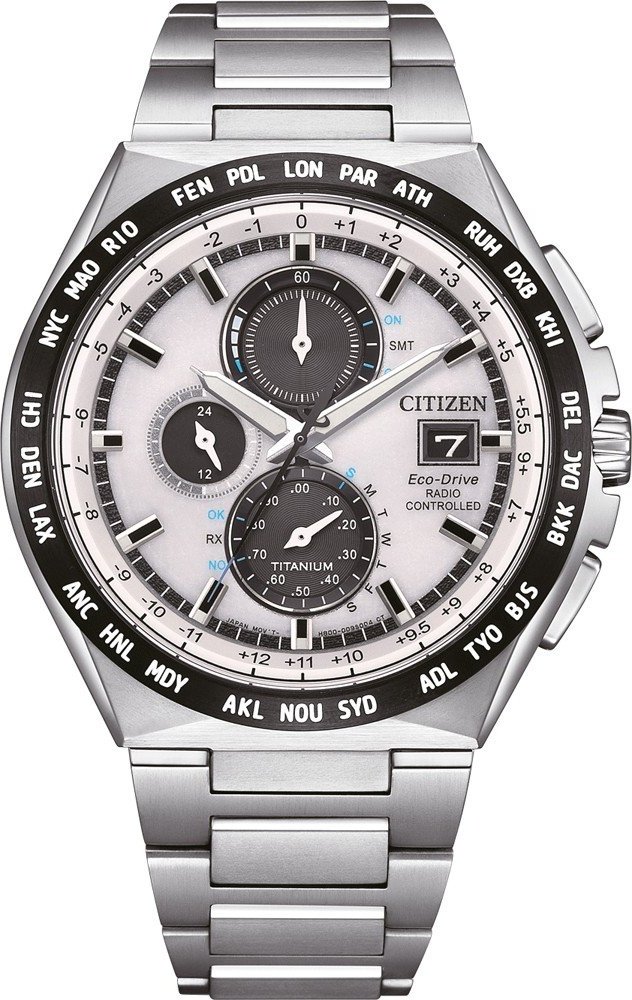 Citizen Silber Herren Armbanduhr AT8238-84A