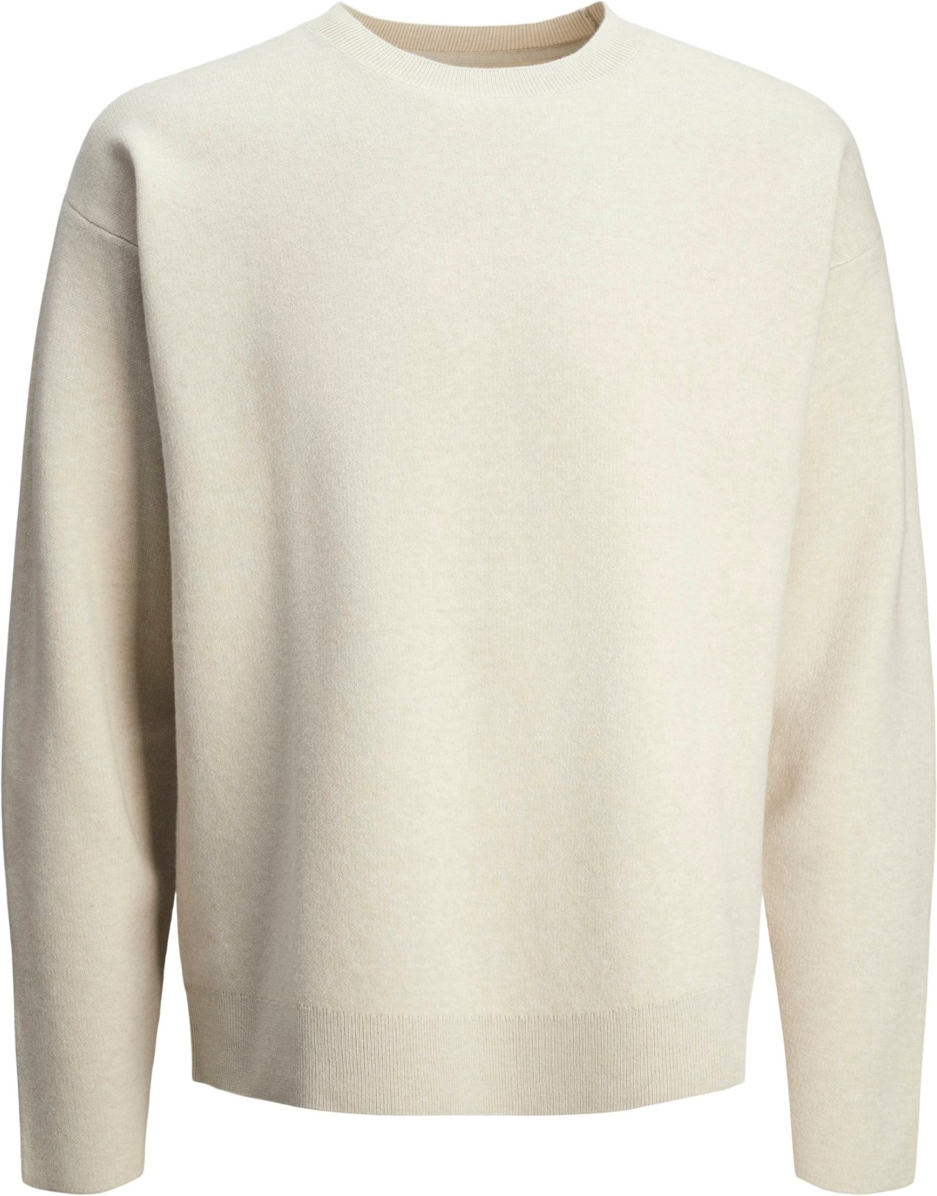 Jack & Jones Pullover Bradfort Strick Rundhals Beige