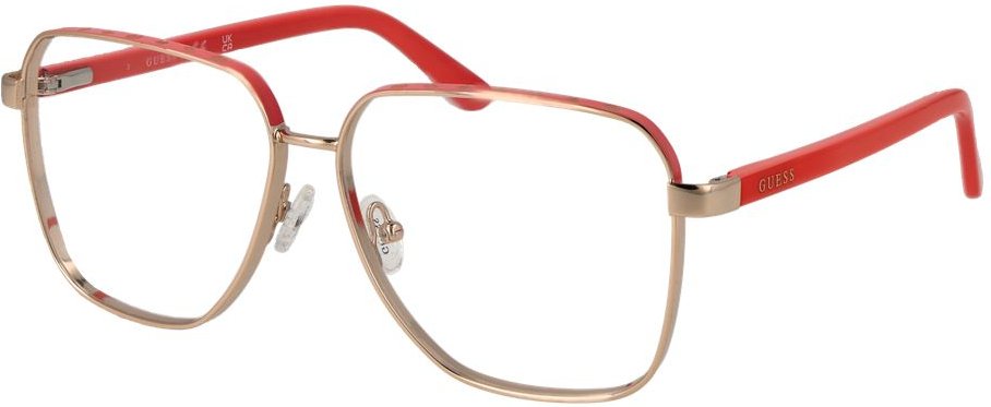 Quadratische Metall-Kunststoff-Brille