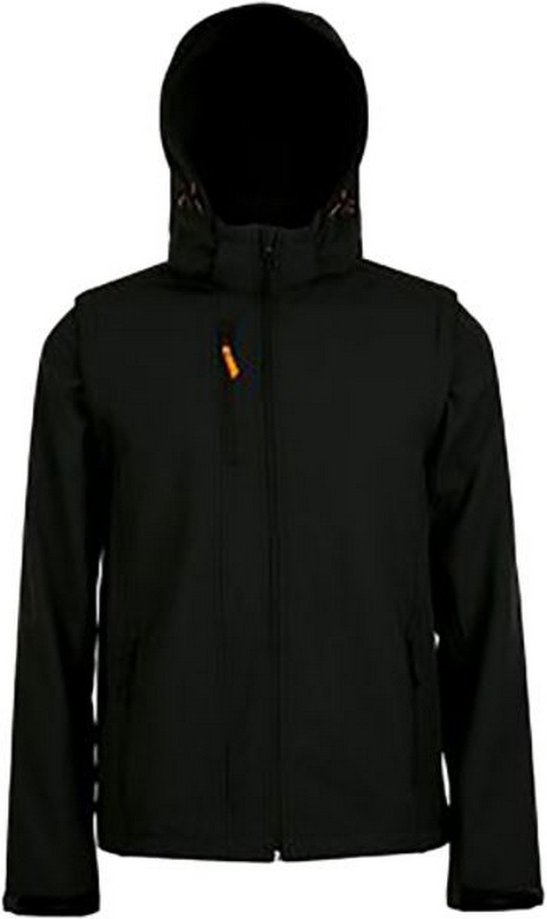 SOLS Herren Transformer Pro Softshell Jacke (Schwarz)
