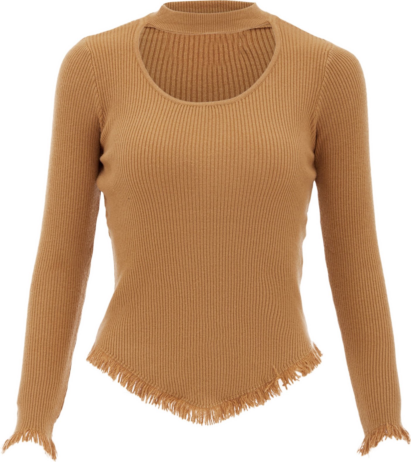 Mymo Pullover Frauen dunkelbeige