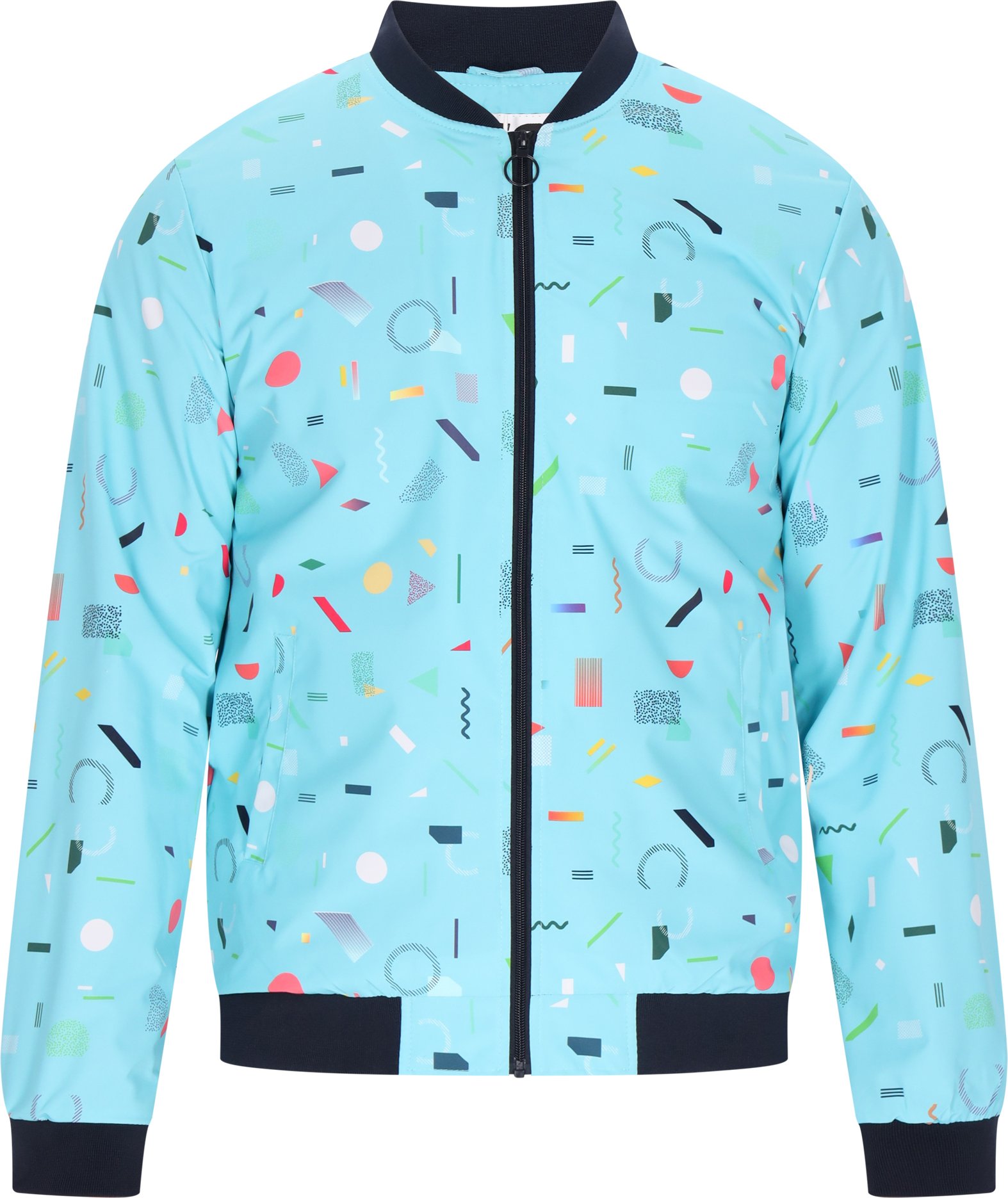 Thumbnail - Mo Jacke Männer aqua mehrfarbig