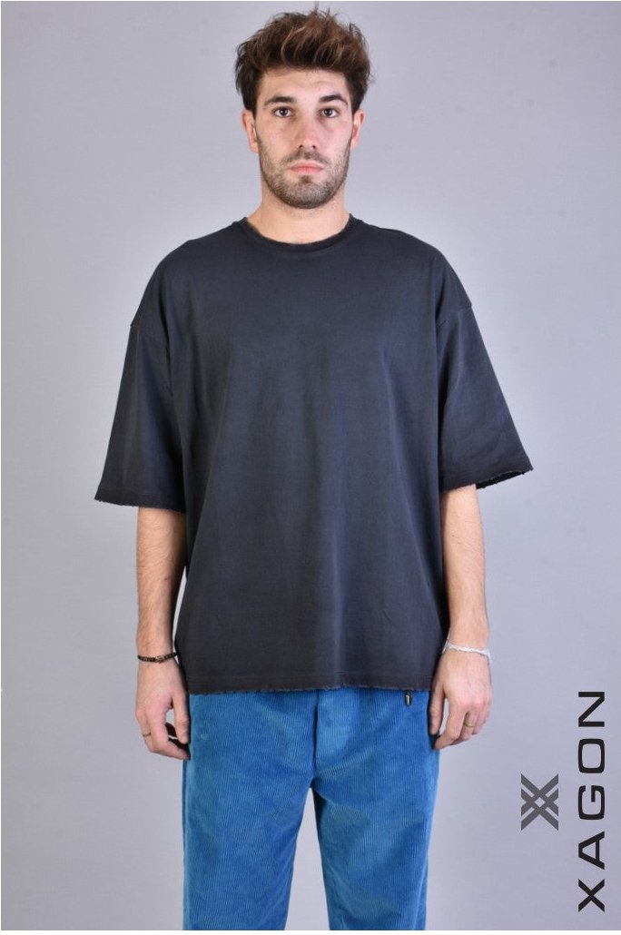 Xagon T-shirt Oversize Herren Schwarz