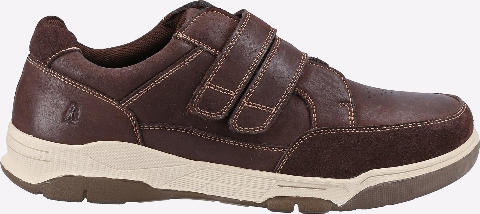 Thumbnail - Hush Puppies Fabian Double Strap Leder Herren Braune Slipper