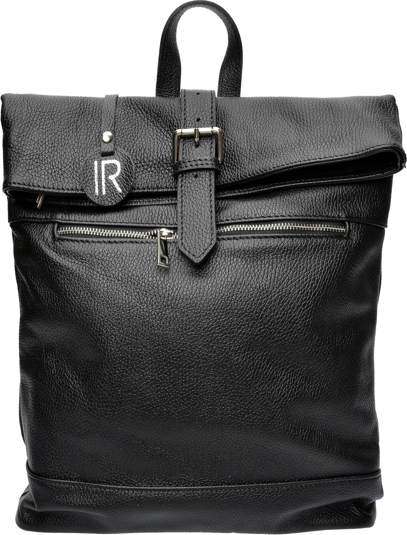Isabella Rhea Schwarze Lederhandtasche