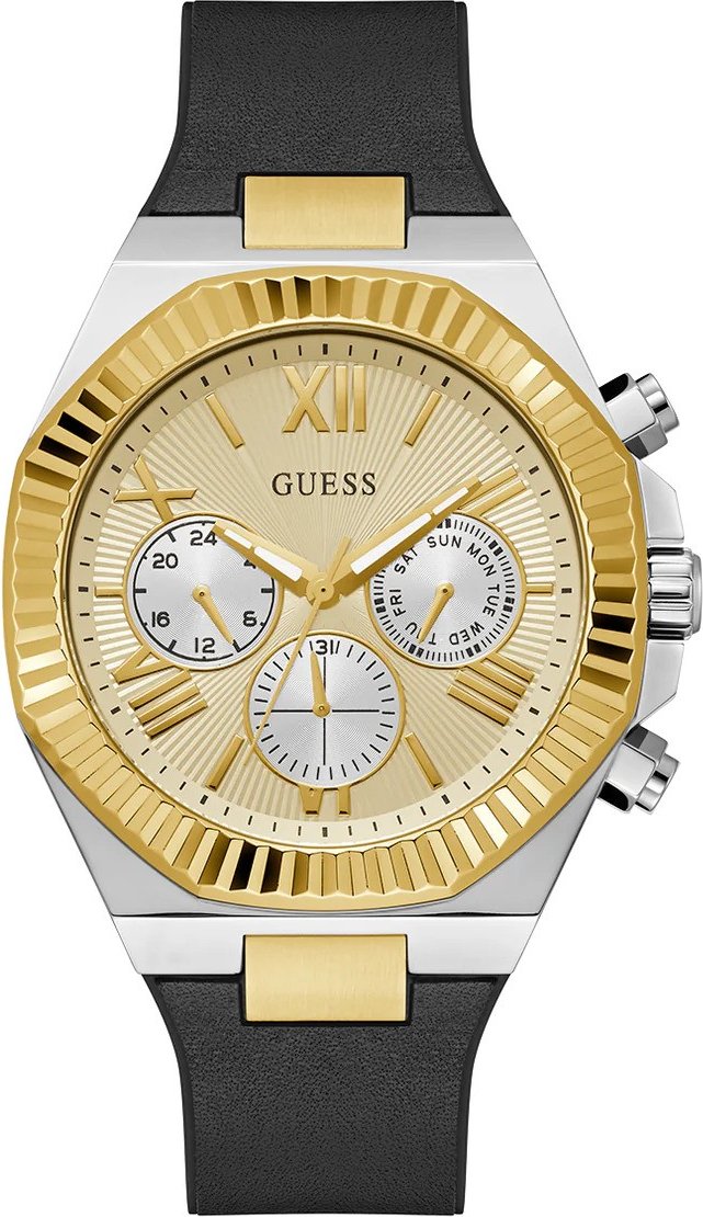 Guess Equity Herren Armbanduhr Schwarz GW0791G1