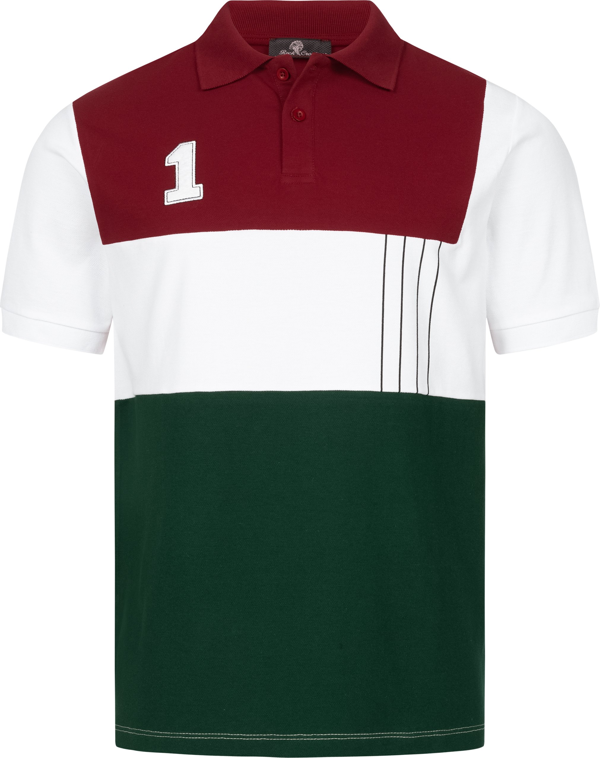 Rock Creek Poloshirt Weinrot
