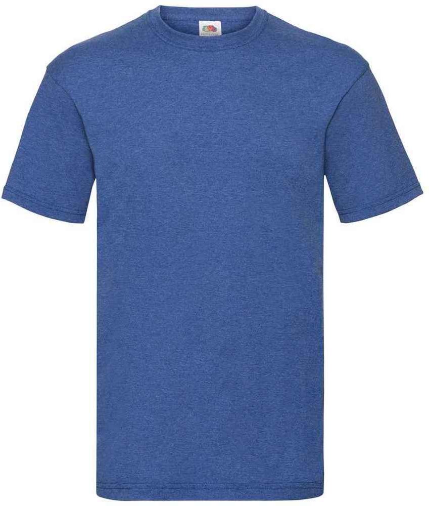 Fruit of the Loom - "Valueweight" T-Shirt für Herren (Retro Heather Royal)