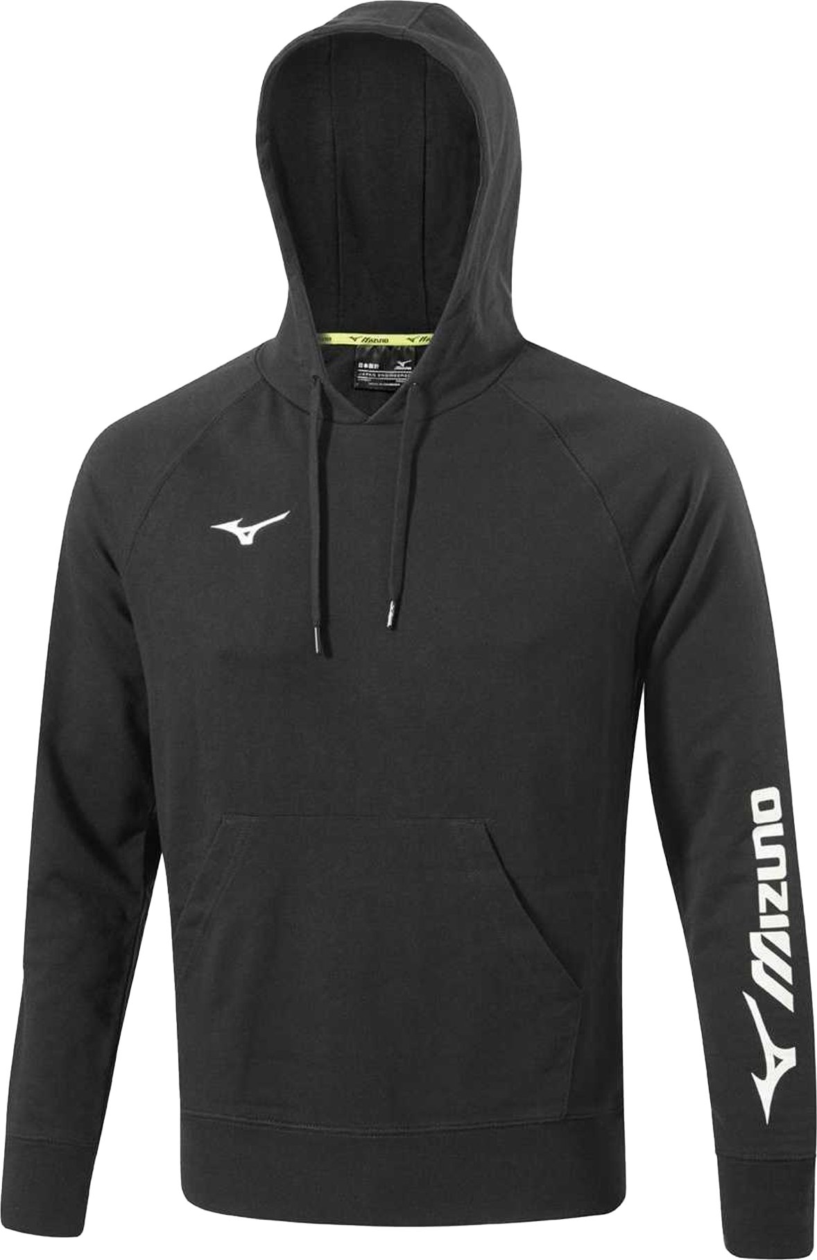 Mizuno - Kapuzenpullover für Herren, Frottee (Schwarz)