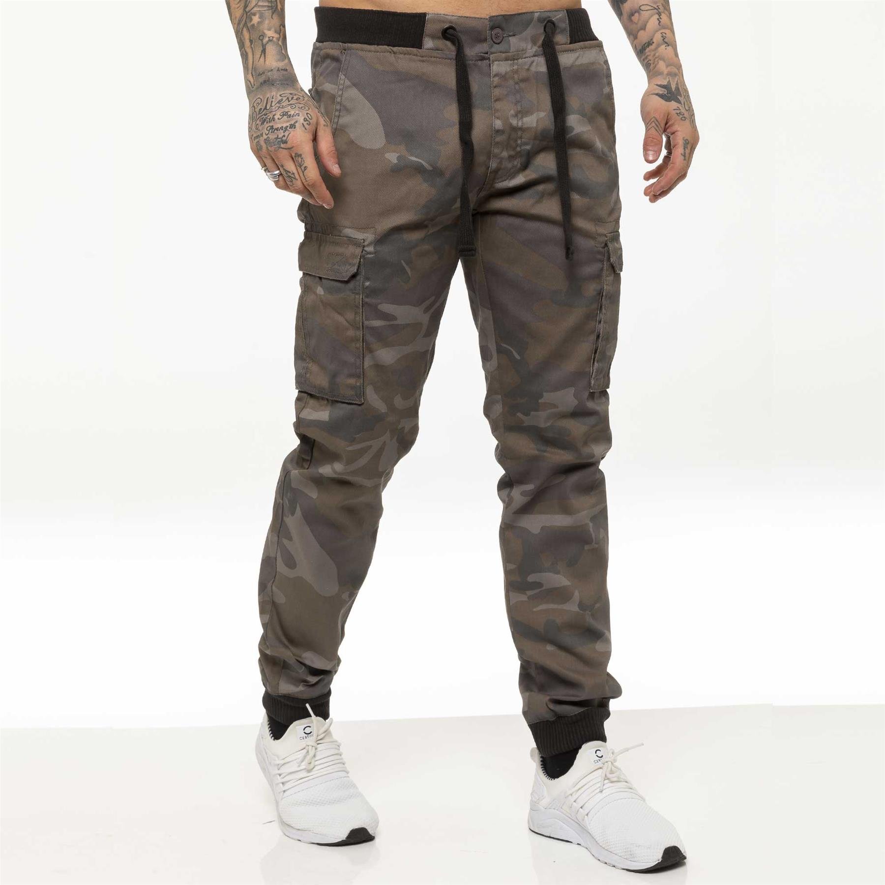 Thumbnail - Militärische Kampf-Jogger-Hose für Herren - Enzo Designer Menswear