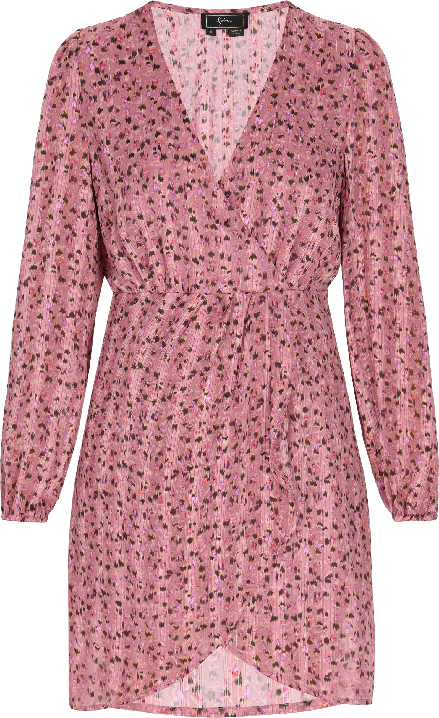 Faina Kleid Frauen lila mehrfarbig