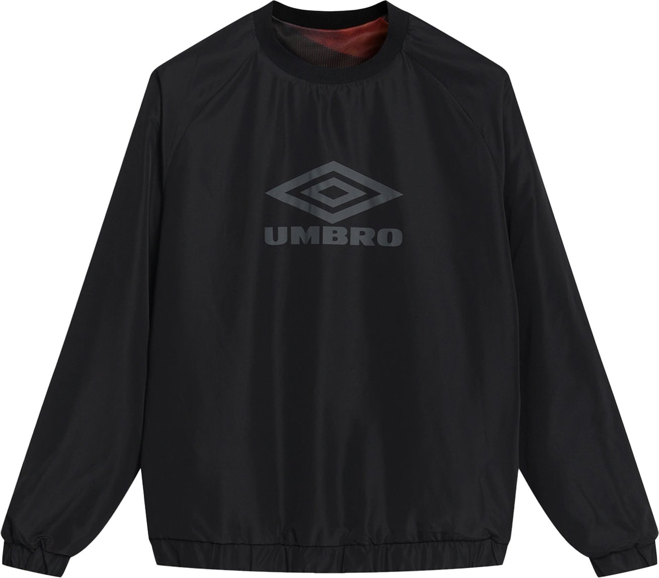 Umbro - Oberteil für Herren, wendbar (Schwarz/Orange)