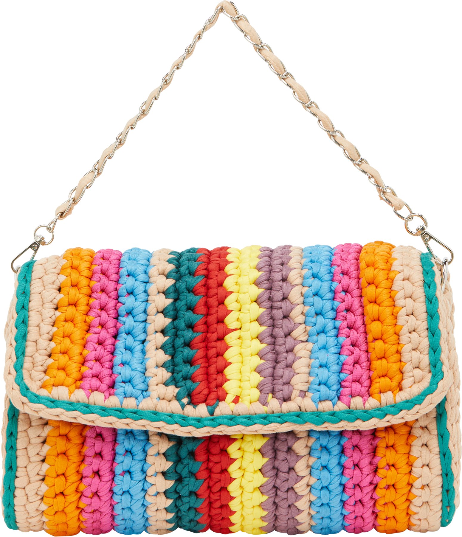 IZIA Umhängetasche Umhängetasche Frauen Regenbogen mehrfarbig