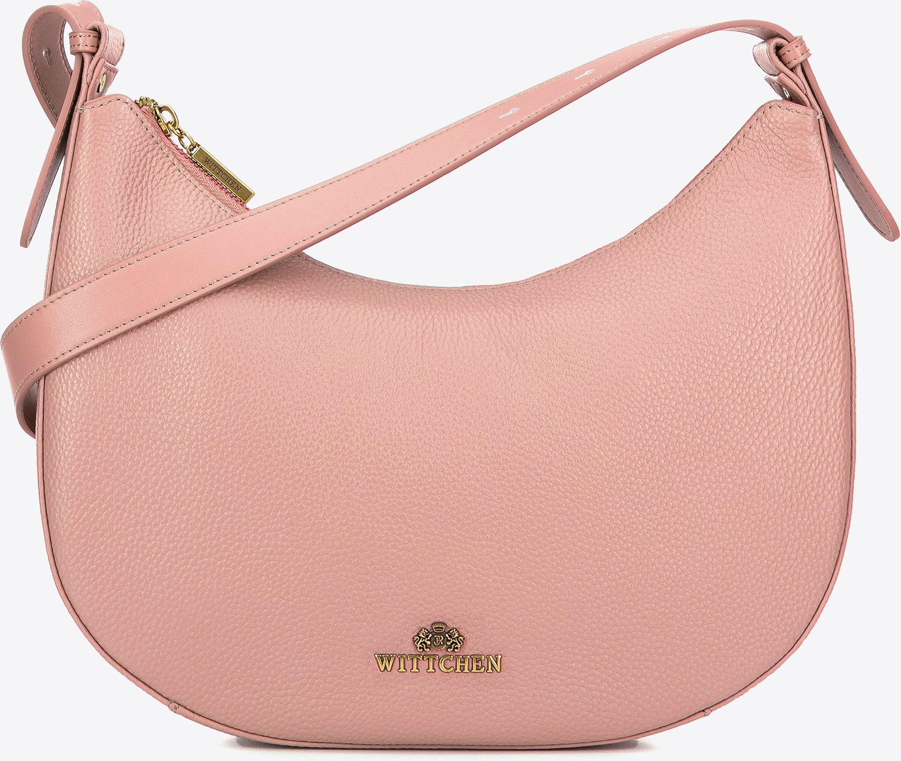 Wittchen Damen-Baguette-Handtasche aus Leder, Rosa, Naturleder