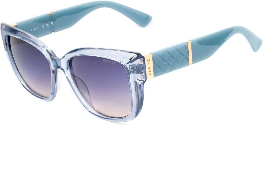 Blaue Spritzbrille