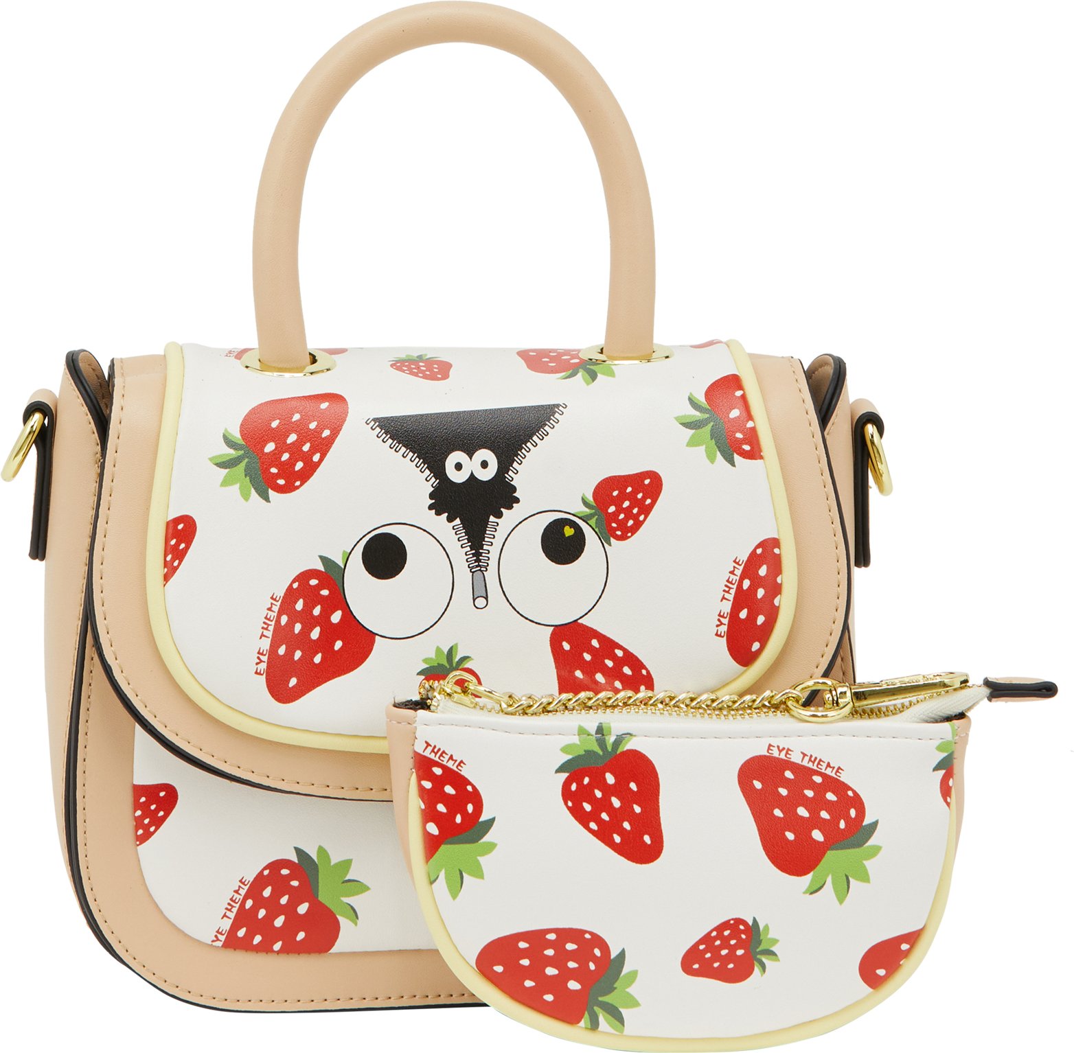 Mymo Handtasche Handtasche Frauen Weiß Beige