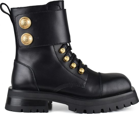 Balmain Ranger Army Stiefeletten Schwarz
