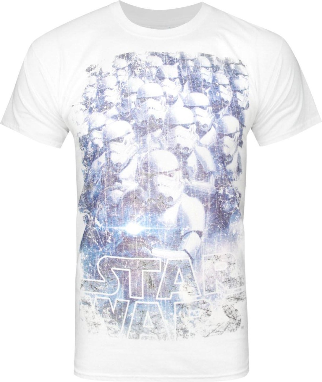 Star Wars - T-shirt vieilli Stormtroopers - Homme (Blanc)