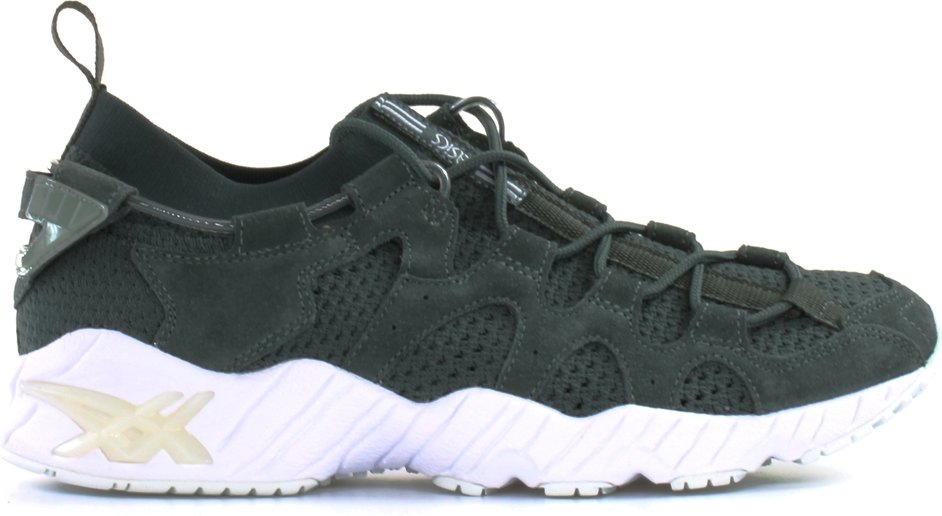 Asics Gel-mai-gestrickte Herren dunkelgrüne Trainer