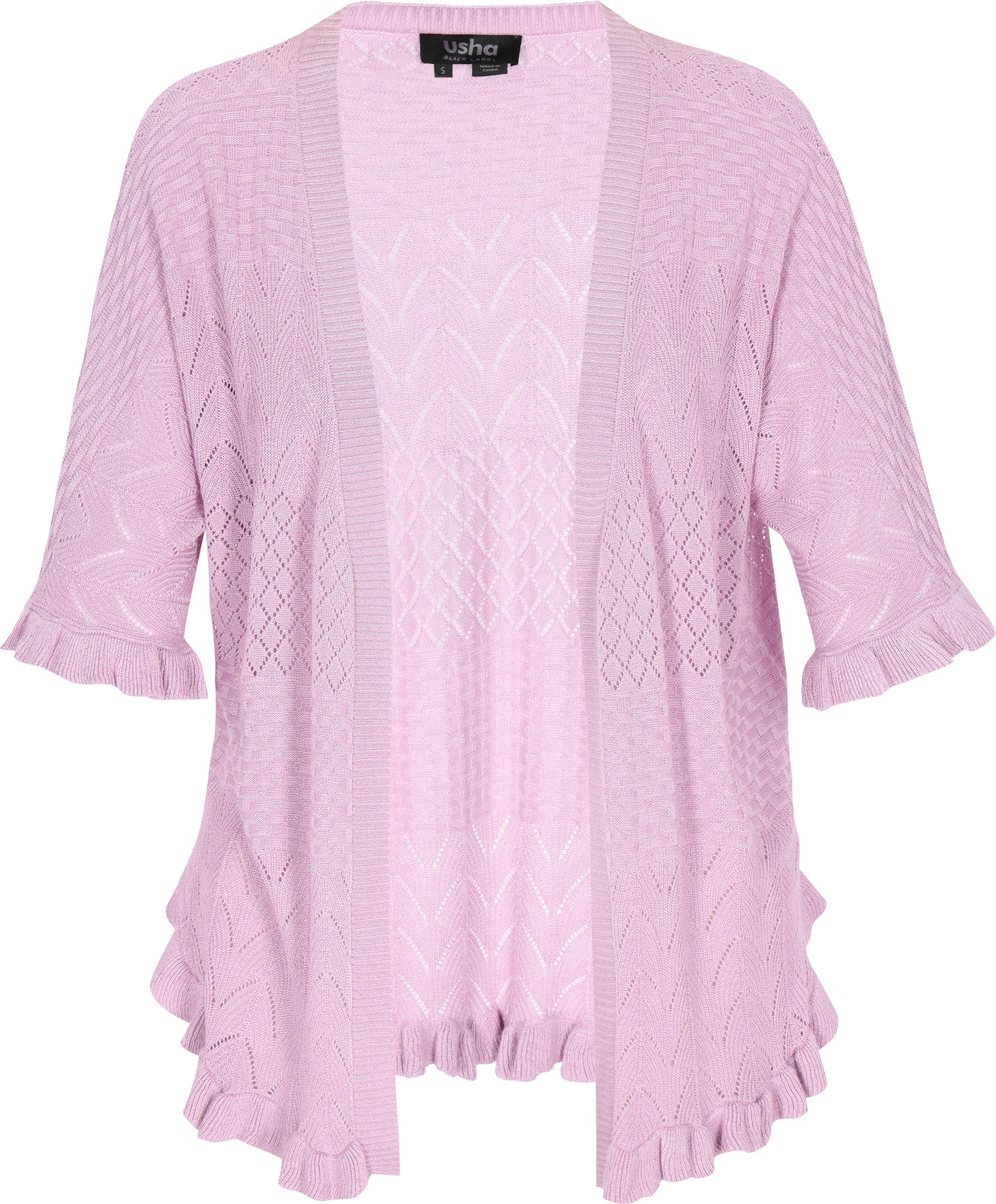 usha Strickjacke Frauen lila