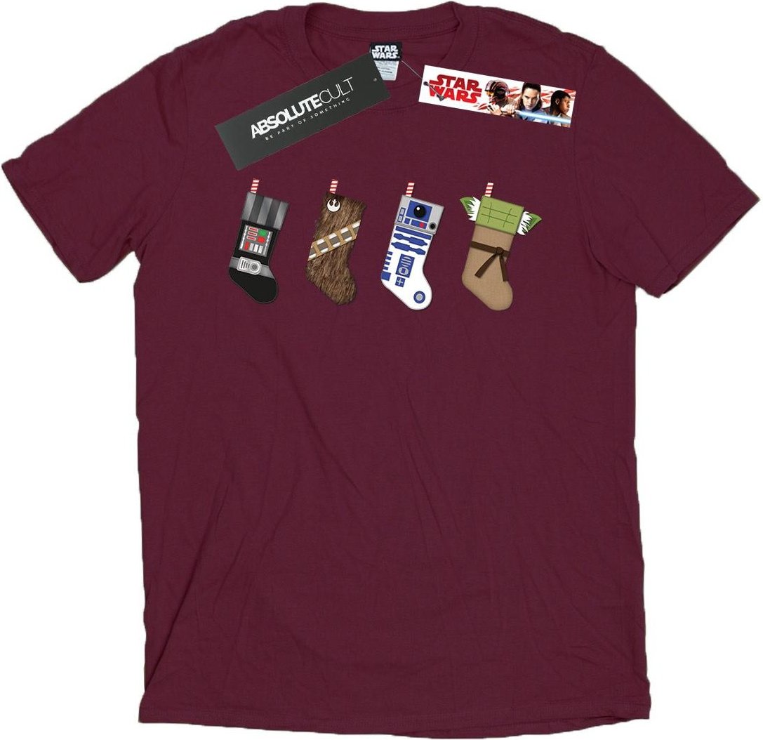 Thumbnail - Star Wars - T-Shirt für Herren (Burgunderrot)